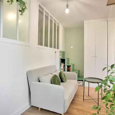 Charming Bright Studio Near The Batignolles Apartament Paryż